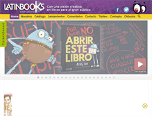 Tablet Screenshot of latinbooksint.com